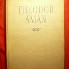 Album Pictura - Theodor Aman - Ed.1954 ,in lb.franceza ,70reproduceri ,text lb.f