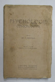 PSYCHOLOGIE CONSONANTISTE de ST. ODOBLEJA , PREMIER VOLUME AVEC 260 FIGURES DANS LE TEXTE , 1938 , PREZINTA HALOURI DE APA