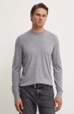 Theory pulover de lana barbati, culoarea gri, light, J0781713
