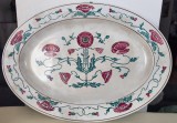 Platou foarte mare din ceramica Art Nouveau, Villeroy Boch Dresden