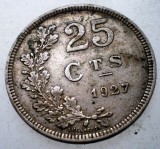 2.076 LUXEMBURG LUXEMBOURG 25 CENTIMES 1927, Europa, Cupru-Nichel