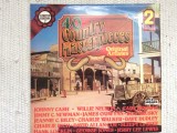40 country masterpieces various dublu disc vinyl 2 lp discuri compilatie muzica country folk rock blues pickwick records UK 1978 VG+