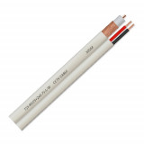 Cablu coaxial RG59 + alimentare 2x0.75&#039;100m&#039;alb TSY-RG59+2X0.75-L-W SafetyGuard Surveillance