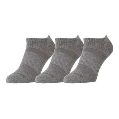 Șosete Fundango No-Show Sport Set 3 perechi Gri - Grey Heather foto