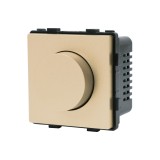 Modul &icirc;ntrerupator mecanic cu variator Luxion, auriu elegant