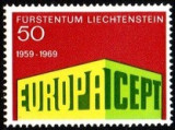 Lichtenstein 1969 - Europa 1v.,neuzat,perfecta stare(z), Nestampilat