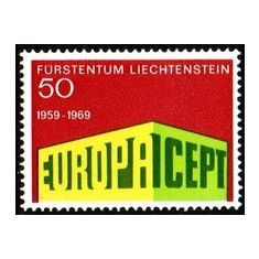 Lichtenstein 1969 - Europa 1v.,neuzat,perfecta stare(z)