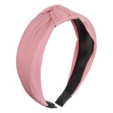 Bentiță Femei, Nure Ribbed, Nod, Culoare Nude, Oem