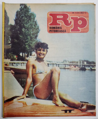 ROMANIA PITOREASCA , REVISTA LUNARA DE TURISM , NR.7 , 1984 foto