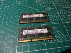 Memorie ram 8Gb ddr3 /laptop (2 x 4Gb) Samsung PC3 -10600s foto