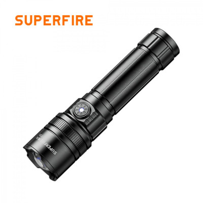 Lanterna LED Superfire Y25, Zoom, 600lm, 450M, 2000mAh, incarcare USB-C, 10W foto