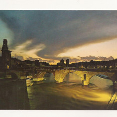 FA55-Carte Postala- ITALIA - Verona, Ponte Pietra, necirculata 1968