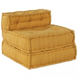 VidaXL Puf modular galben 70x70x54 țesătură 4019038