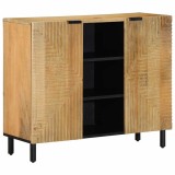 vidaXL Bufetă maro 90x33x75 cm lemn masiv de mango
