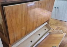 Dulap pentru pantofi cu doua spatii depozitare ?i doua sertare foto