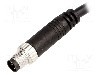 Conector M8, 3 pini, clasa etanseitate IP67, AMPHENOL - 8-03AMMM-SL7A01 foto