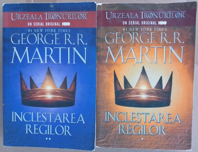 (C517) GEORGE R.R. MARTIN - INCLESTAREA REGILOR (2 VOL.) foto