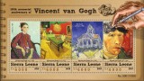 SIERRA LEONE 2015 - Picturi, Vincent van Gogh . aniversare 125 de ani/ set complet - bloc+colita MNH (2 imagini), Nestampilat