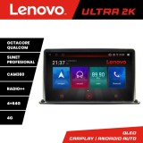 Navigatie auto universala 2DIN Lenovo QLED 8 core, 4GB RAM, 64GB, 360