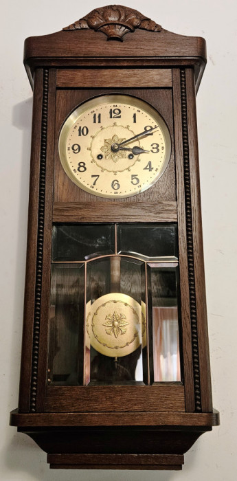Ceas de perete cu pendula Erhat Jackle&amp;Co 1922