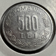 500 Lei 1999 Al, Romania, a UNC, Luciu de batere
