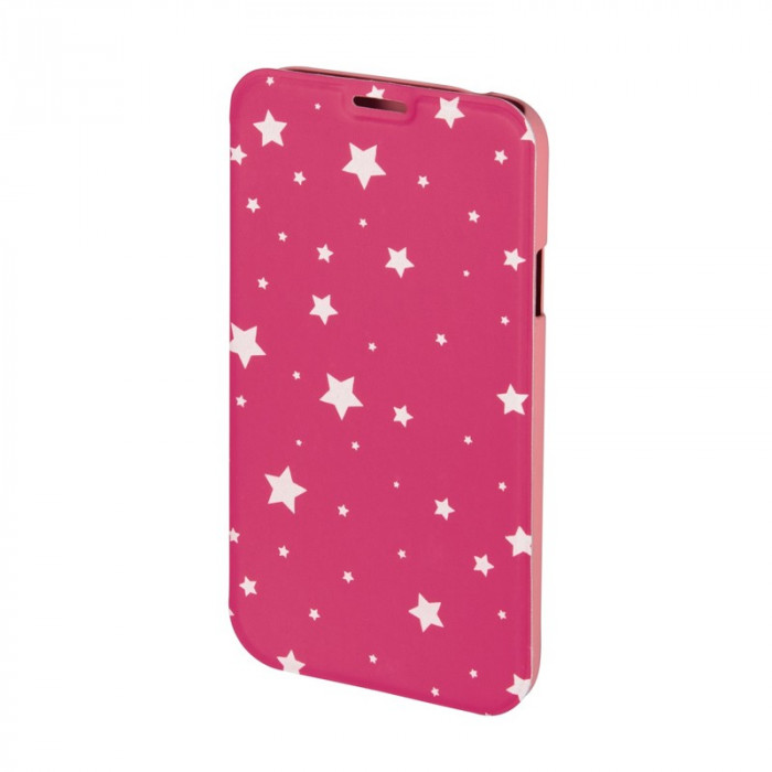 Husa Booklet Lumi Stars iPhone 6 Hama, Roz/Alb