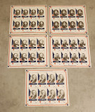SCOTLAND PREȘEDINTI AI AMERICII 5 MINI COLI MNH