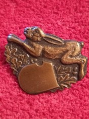 Insigna vanatoare - AGVPS ROMANIA - IEPURE