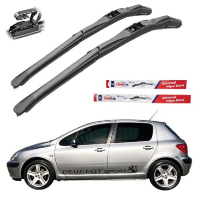 Stergatoare Peugeot 307 Hatchback (2001&amp;ndash;2008) TeamCar&amp;reg; Hybrid &amp;ndash; Set fata foto