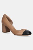 Geox Pantofi cu toc D VIRNILISA 65 culoarea maro, cu toc drept, D55YYB 0TUBC C0015