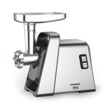 RESIGILAT &ndash; MASINA DE TOCAT HEINNER MG-Y1800X, Putere 1800W, Functie reverse, 3 site de taiere, Accesoriu de rosii si carnati, Argintiu