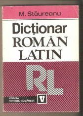 M.Staureanu-Dictionar roman-latin foto