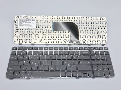 Tastatura laptop HP Pavilion dv6 neagra US cu rama foto