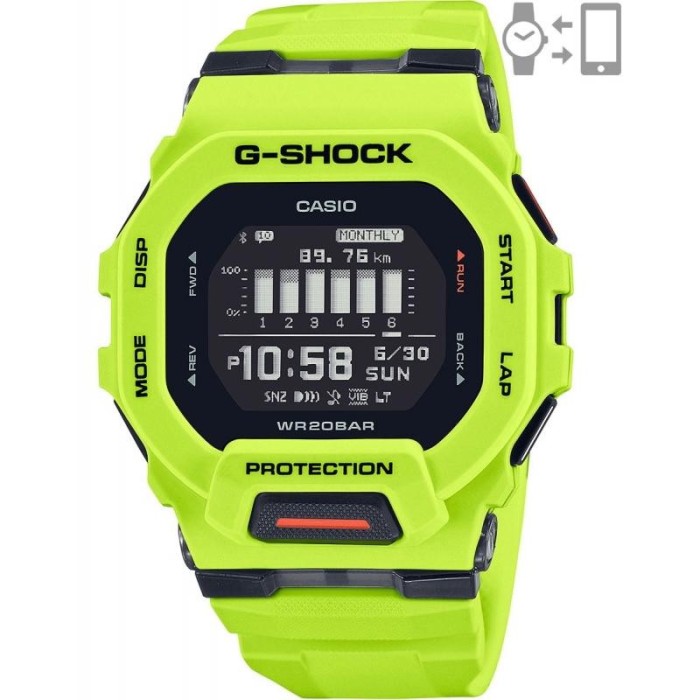 Ceas Barbati, Casio G-Shock, G-Squad Bluetooth GBD-200-9ER - Marime universala