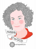Margaret Atwood - sticker by Renata - Cartepedia