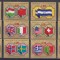 DB1 Honduras Centenar UPU Drapelele Tarilor Fondatoare inclusiv Romania 12v. MNH