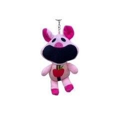 Figurină breloc PickyPiggy, Creaturi Z&acirc;mbitoare, Roz, 20 cm