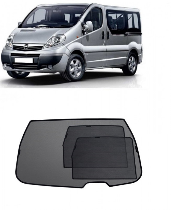 Perdele geamuri auto Luxury compatibil OPEL Vivaro 1 2001 - 2014