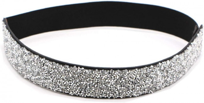 Wen&#039;s Curea stralucitoare cu stras Curea elastica in talie Bling Bling Curele pe