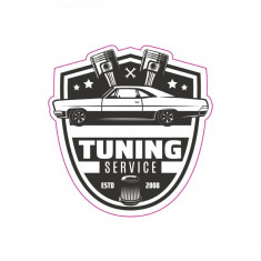 Abtibild &quot;RETRO TUNING SERVICE&quot; Cod:TAG 013 / T2