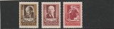 ROMANIA 1955 LP 383 - 85 DE ANI DE LA NASTEREA LUI LENIN SERIE MNH