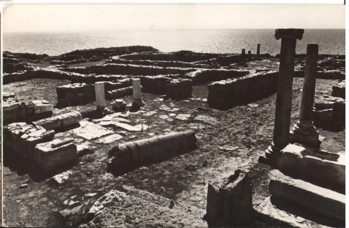 CPIB 22043 - CARTE POSTALA - RUINELE CETATII HISTRIA. RPR