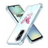 Husa antisoc pentru xiaomi redmi a5 4g - airbag tpu, col&Egrave;uri ranforsate- butterfly roz