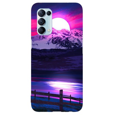 Husa compatibila cu Oppo A52 model Purple Night, Silicon, TPU, Viceversa foto