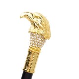 Baston de mers, decorativ, DEPOX&reg;, Vultur, metalic, 90 cm, negru