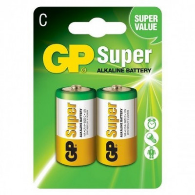 GP Super Alkaline LR14 R14 Tip C Baterie de unica folosinta-Conținutul pachetului 1x Blister foto