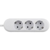 Prelungitor SMART 3 x CEE7, fara intrerupator, lungime cablu 3m, Bachmann
