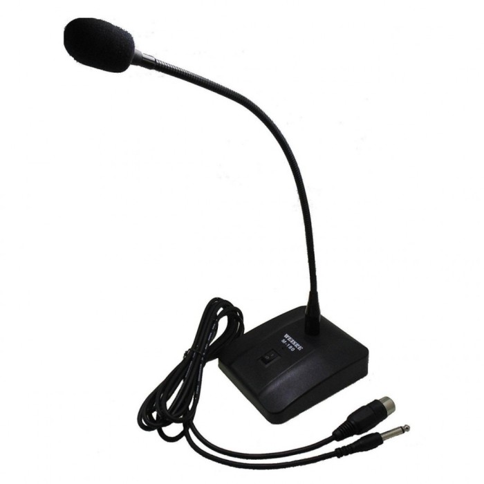 Microfon profesional pentru conferinta Weisre M-180 cu stativ