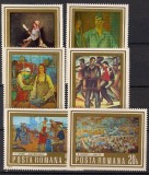 1973 - Reproduceri de arta - munca, serie neuzata