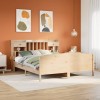 VidaXL Pat cu bibliotecă fără saltea, 180x200 cm, lemn masiv de pin 3323134
